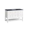 James Martin Vanities Breckenridge 48in Single Vanity, Bright White w/ 3 CM Charcoal Soapstone Top 330-V48-BW-3CSP - alternate 4